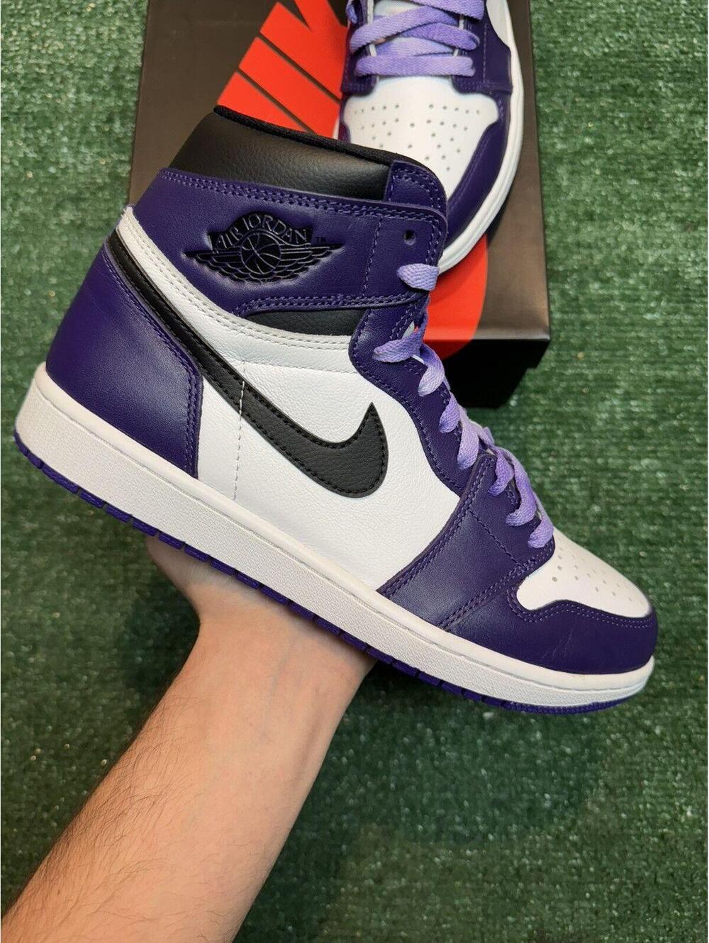 Jordan Retro 1 Court Purple Size 10